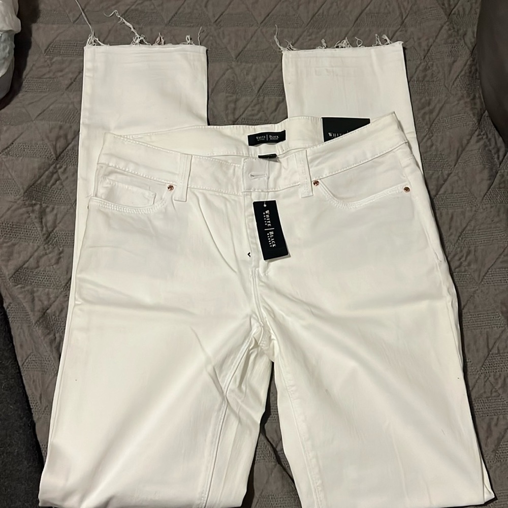 White House Black Market White Jeans